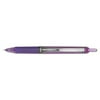 Precise V7Rt Roller Ball Pen, Retractable, Fine 0.7 Mm, Purple Ink, Purple Barrel