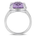 thumbnail image 4 of Everly Women's Amethyst and Topaz Sterling Silver Ring, 4 of 8