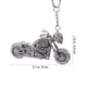 thumbnail image 5 of Moda motocicleta cráneo esqueleto llavero goma Keyring Keys Holder bolso decoraciones colgante colgante (Big Moto), 5 of 5