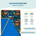 thumbnail image 2 of Wildkin Toddler Microfiber Nap Mat for Boys and Girls (Jurassic Dinosaurs), 2 of 6
