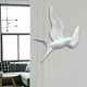 thumbnail image 3 of 3x Nordic Resin Swallow Bird Wall Ornament To right, 3 of 9