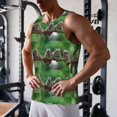 thumbnail image 5 of Cauagu Australian White Tree Frog Sitting on Branch Print Men's Sleeveless Muscle Shirts,Tank Tops Quick Dry Workout Tank Top Gym Muscle Tee Fitness Bodybuilding T Shirt for Men-X-Large, 5 of 7