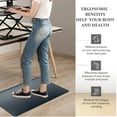 thumbnail image 3 of Djiypn Kitchen Mat and Rugs Cushioned Anti-Fatigue Floor Mat,17.3"x 28", Non-Slip Waterproof Ergonomic Comfort Mat for Kitchen, Home, Office, Sink, Laundry, Navy, 3 of 7