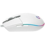 Logitech G203 Lightsync 910-005791 White 6 Buttons 1 X Wheel Usb Wired Gaming Mo