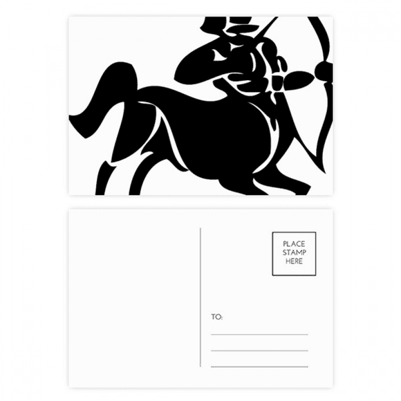 Constellation Sagittarius Signe du Zodiaque Carte Postale Ensemble Anniversaire Mailing Remerciement Carte de Voeux