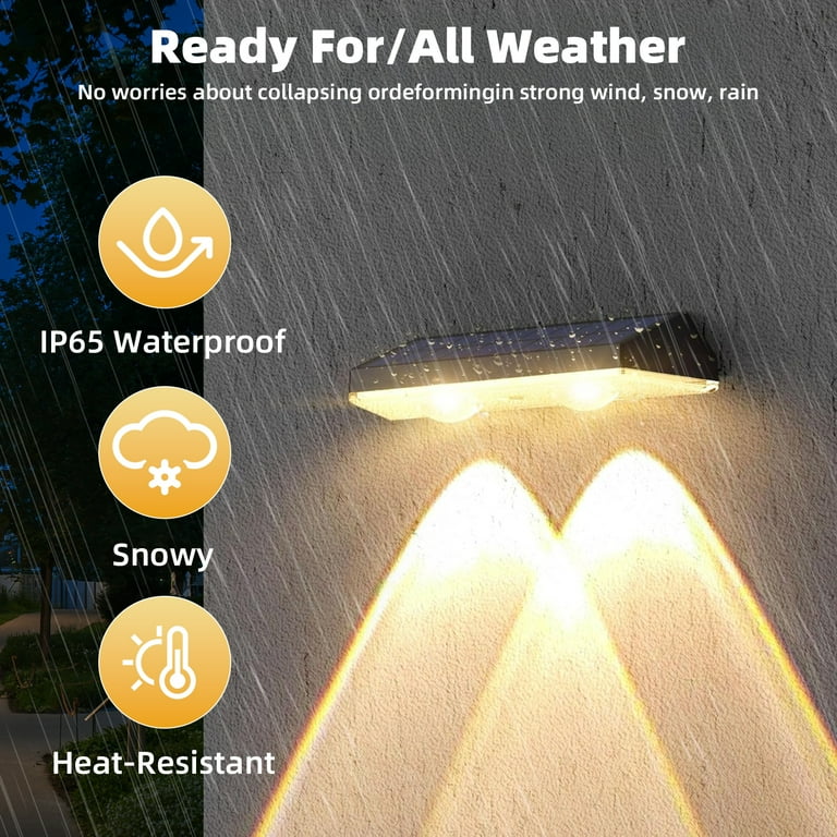 SZRSTH Solar Deck Lights, Waterproof 3-Mode, 6-Pack photo 8