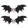thumbnail image 1 of GOOHOCHY 2 unids clásico bate cráneo clips de pelo Halloween Party Hakepin Girls Accesorios para el cabello, 1 of 7