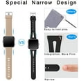 thumbnail image 2 of REQO Compatible pour Fitbit Versa 2 Bandes pour Femmes Hommes Versa Lite Bandes, 2 of 6
