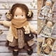 thumbnail image 2 of Handmade Waldorf Doll, Cute 12 Inch Knitted Doll Plush Toy Birthday (B), 2 of 5