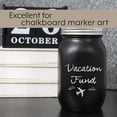 thumbnail image 3 of Darware Farmhouse Black Mason Jars (Set of 2); Home Decor and Storage Wide Mouth Decorative Wide Mouth Mason Jars, Black-Painted, 3 of 7