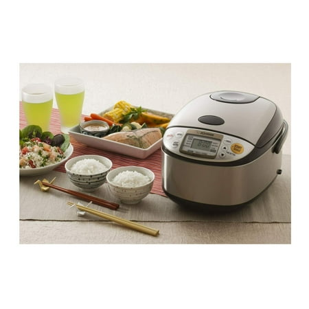 Zojirushi - Micom 5.5-Cup Rice Cooker and Warmer - Stainless Brown