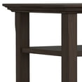 thumbnail image 3 of Acadian SOLID WOOD End Table in Warm Walnut Brown, 3 of 10