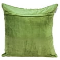 thumbnail image 4 of Olive Quilted Velvet Geo Decorative Throw Pillow, 4 of 5