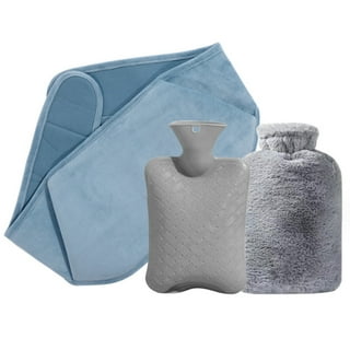 Hugo Frosch Mini Bouillotte 0.2L Avec Housse Tricot Violet - Fabriquée En Allemagne, Chaleur Douce & Portable