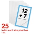 thumbnail image 2 of Staples 5 mil Index Card Size Thermal Laminating Pouches 25 pack 17471, 2 of 4