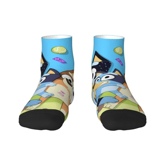 Netaao Bluey for Premium Adult Socks Cushion Moisture Wicking Socks for Men and Women