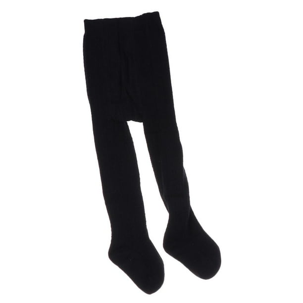 Leggings de invierno cálidos para niñas, leggings y calcetines de punto de algodón para niños 2-4 años