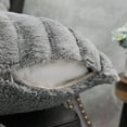 thumbnail image 4 of Home Soft Things Super Soft Decorative Pillow Covers, Set of 4, 20x20 inches, Silver Grey, 4 of 5