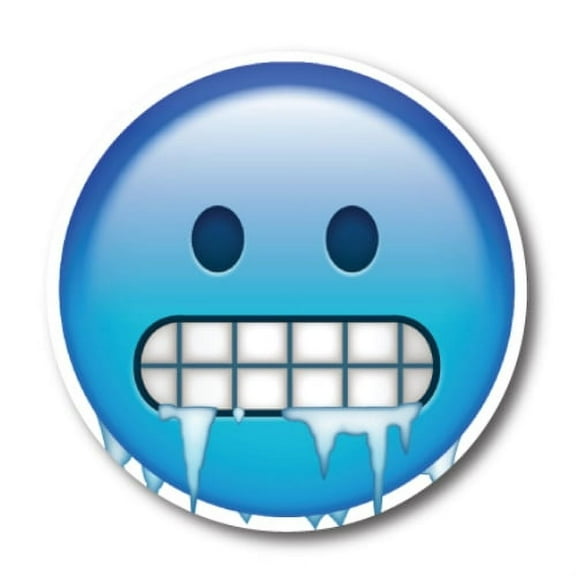 Cold Emoji Magnet Decal Perfect for Car Truck or SUV