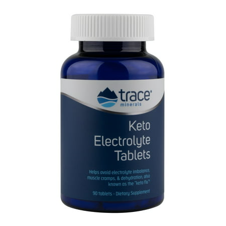 KETO Electrolyte Trace Minerals 90 Tabs (Best Electrolytes For Hiking)