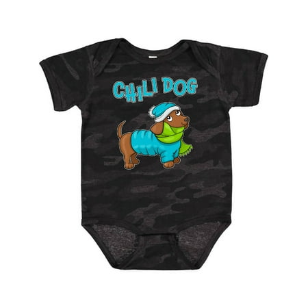 

Inktastic Chili Dog- Cute Dachshund Gift Baby Boy or Baby Girl Bodysuit