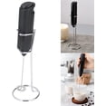 thumbnail image 1 of Electric Milk Frother Handheld with Stand Design Battery Powered Frother Electric Tool for Coffee Electric Whisk Drink Mixer for Lattes, Cappuccino, Frappe, Matcha, Hot Chocolate, 1 of 7