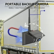 Solar Wireless Rear View Backup Camera For Phone Magnetic Base Solar Power And Built-In Battery For RV Car ,Clear Images