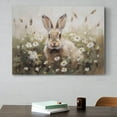 thumbnail image 6 of ADALE Easter Canvas Wall Art Spring Bunny Rabbit in Wildflower Field Poster Vintage Light Spring Prints Painting Easter Bunny Wall Art Decor For Living Room Farmhouse Girls Room Unframed 10x8 Inch, 6 of 6
