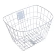 thumbnail image 1 of Basket Cargo Rack Organizer Travel Shopping Bag Metal Front Rear Bike Front Basket Bike Basket for Cycling Bike White, 1 of 8