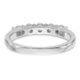 thumbnail image 5 of 14K White Gold Ring Band Wedding Diamond Round 5-Stone , Size 5, 5 of 6