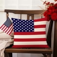 thumbnail image 3 of 4th of July Decorations Pillows Decorative Throw Pillows 20x20 Set of 2,Fourth ofJuly Patriotic Pillow Covers,American Star Memorial Day Decor Independence Day Cushion Covers(12-20), 3 of 6