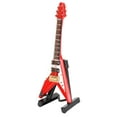 thumbnail image 3 of Guitar Decoration Miniature Ornaments VShaped Mini Musical Instrument Model Gift Red 10cm, 3 of 14