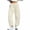 Khaki, variant on Womens Pants Solid Lace Barrel Leg Sweatpants High Waist Drawstring Casual Joggers Loose Wide Leg Loungewear Pants with Pockets Sweatpants for Women