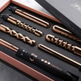 thumbnail image 6 of Foxybae Le’SE7EN Travel Size 7 In 1 Titanium Hair Curling Wand, Rose Gold, 6 of 6