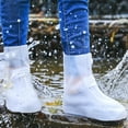 thumbnail image 2 of Waterproof Shoe Covers, Reusable Shoe Covers Non-Slip Shoes Boots for Outdoor Cycling Camping Fishing Travel, 2 of 8