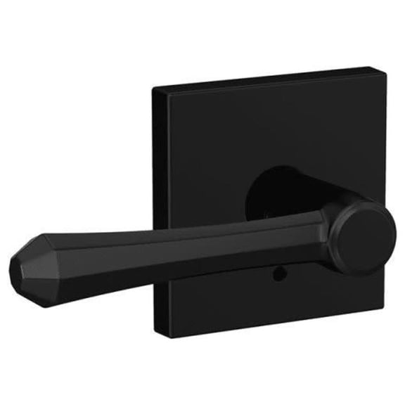 Schlage Fc21-Dmp-Col Custom Dempsey Passage & Privacy Door Lever Set - Black
