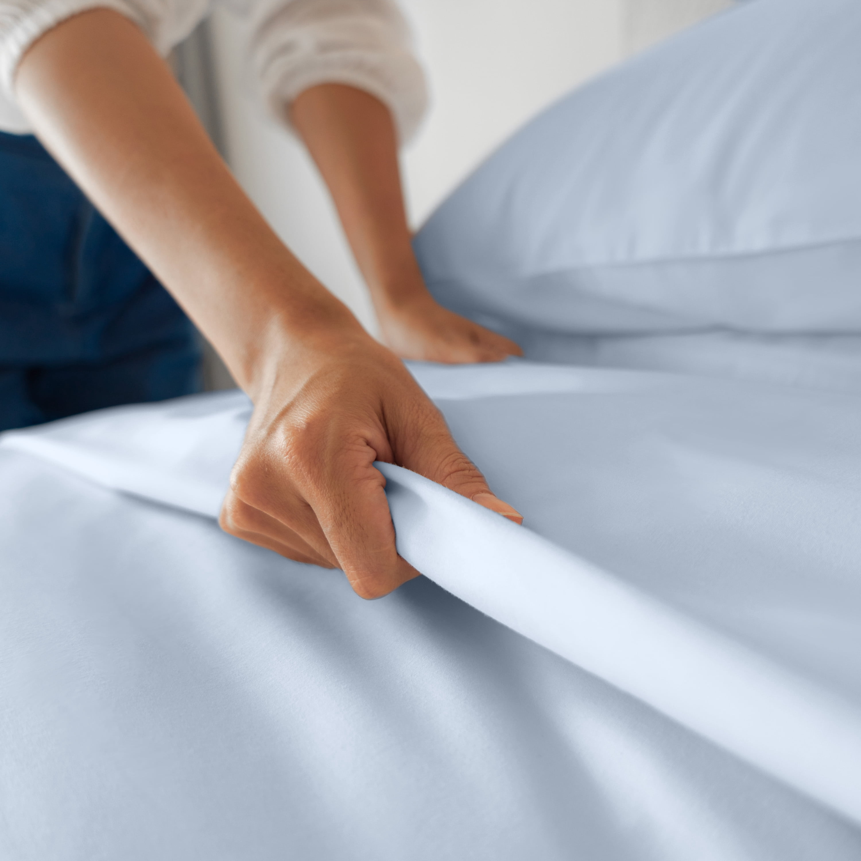 Martex Restore Cooling Bed Sheet Set, Queen, Blue