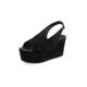 thumbnail image 1 of Sandalia Color Negro Ajuste Al Tobillo Con Plataforma Altura 9Cm Mundo Terra 030249, 1 of 3