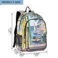 thumbnail image 2 of FORMRS Unisex School Backpack 17" Student Travel Bag with Laptop Compartment, Ocean Boat, 2 of 7