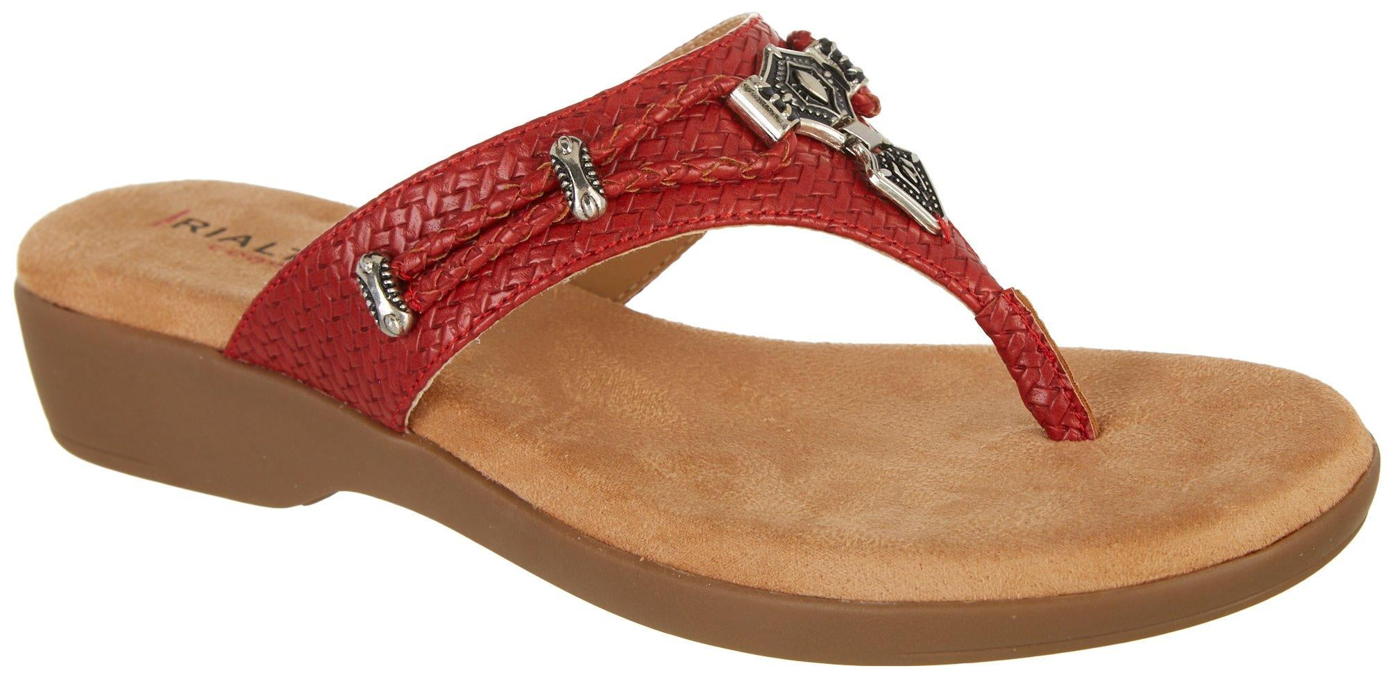 Rialto - Rialto Womens Bailee Thong Sandals - Walmart.com - Walmart.com