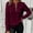 A_Wine#13, variant on Yteetum Women's Half Zip Sweatshirts Long Sleeve Quarter Zip Crewneck Pullover Sweatshirt Fall Winter Casual Solid Textured Hoodless Sweatshirt