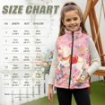 thumbnail image 7 of Uorisanigo Girls Boys Zippered Vest Puffy Sleeveless Jacket with Pockets, Fashion Fall Winter Clothes Stand Up Collar Floral Western White Horse Outwear Fuzzy Tank Top Size 2-12, 7 of 7