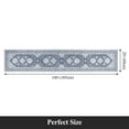 thumbnail image 5 of MeyJey 2'x10' Oriental Vintage Runner Rug for Hallways, Non-Slip Machine Washable Area Rug for Bedroom/Living/Dining/Laundry Room Carpet, Gray/Blue/Navy, 5 of 15