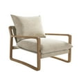 thumbnail image 3 of DHP Mira Upholstered Sling Accent Chair, Ivory Linen, 3 of 8