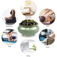 thumbnail image 3 of Incense Holder Burner, Ceramic Censer with Cotton Bottom Shield,would be Great to used in Bedroom, Meditation room, Yoga room, Bathroom(Green), 3 of 7