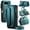 Green, variant on For Google Pixel 11 Case Crossbody Wallet PU Leather Magnetic Flip Folio Wristlet Shoulder Strap 3-in-1 Crossbody Phone Case with Card Slots Zipper Pocket for Women Men,Purple