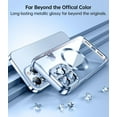 thumbnail image 2 of Magnetic Clear for iPhone 13 Pro Case with Full Camera Cover Protection [No.1 Strong N52 Magnets] [with Top Class Screen Protector] for MagSafe Women Girls Phone Case (6.1")-Sierra Blue, 2 of 12