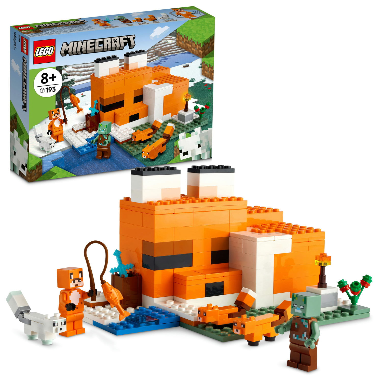 LEGO LOT OF 8 TRANSPARENT ORANGE DRAGON WING PIECES VINTAGE CASTLE ANIMAL PARTS 