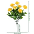 thumbnail image 4 of TIELUTT Fleurs Chrysanthème Fleur Extérieure Fleurs d'Automne Fleurs pour Vase Extérieur pour Fleurs Fleurs pour Décorations de Mariage Extérieures pour Réception, 4 of 8