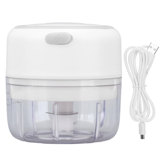 BOKYAN 100 ml USB‑Rechargeable Mini Electric Garlic & Vegetable Chopper – Stainless Steel, 30W Motor, Child‑Safe Design